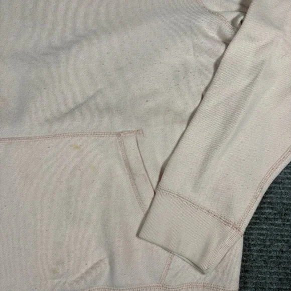 Abercrombie Fitch Womens Light Pink Soft Fleece Hoodie Sweatshirt Size M - Picture 3 of 8